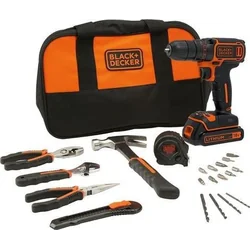 Black & Decker Bohrschrauber Akku-Bohrschrauber 18V BDCDC18HTSA-QW Black & Decker