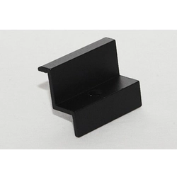 Black end clamp 30 mm photovoltaics