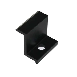 Black end clamp 30mm photovoltaics