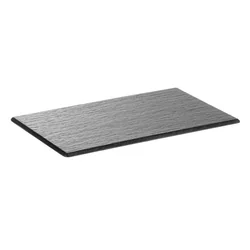 Black melamine tray, APS slate imitation 162x265mm Basic variant