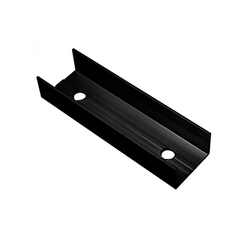 Black mounting profile connector 40x40 photovoltaics