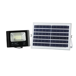 Black Solar Floodlights - 12W - IP65 - 550 Lumens - 4000K