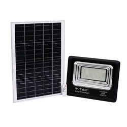 Black Solar Floodlights - 50W - IP65 - 4200 Lumens - 4000K