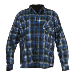 Blau kariertes Flanellhemd XXL LAHTI PRO LPKF32XL