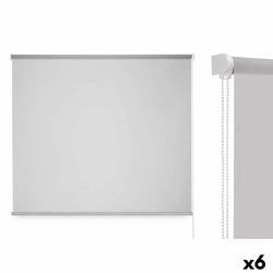 Blind 180 x 180 cm Gray Plastic Material (6 Pieces)