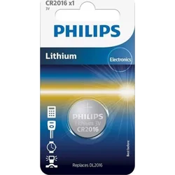 Blíster de Baterías Philips CR2016 75 mAh 1 uds.