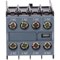 Bloco de contato auxiliar Siemens 1Z+3R montado frontalmente para stycz.3RT2.1, 3RT2.2 e 3RH21 nos tamanhosS00 I S0 3RH2911-1HA13