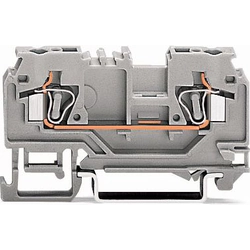 Bloco terminal Wago 2-przewodowa 4mm2 preto (2004-1205)