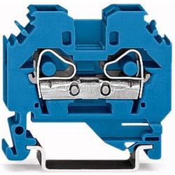 Bloco terminal Wago 2-przewodowa 6mm2 azul (282-104)