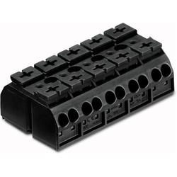 Bloco Wago Power 5-torowy preto (862-505)