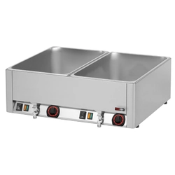 BMV - 2115 ﻿Bain marie GN 1/1 - 150 double with tap