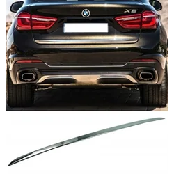 BMW X6 F16, F86 14+ CHROME STRIP Πορτμπαγκάζ 5C