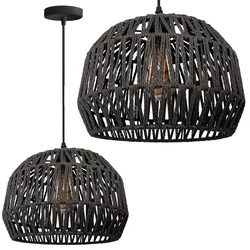 Boho Hanging Lamp APP1483-1CP Black