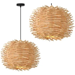 BOHO NATÜRLICHE HÄNGE-DECKENLAMPE APP1485-1CP