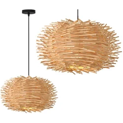 BOHO NATURLIG HÆNGENDE LOFTSLAMPE APP884-1CP