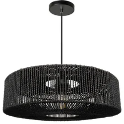 Boho piekaramā lampa APP1484-1CP melna