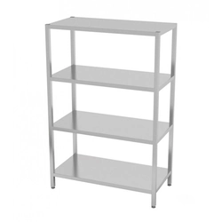 Bolted warehouse rack, 4 full shelves 1100 x 500 x 1800 mm POLGAST 334115SK 334115SK