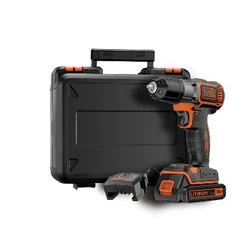 Бормашина/винтоверт Black&Decker 18 V 1 x батерия 1.5 Ah