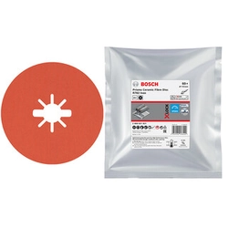 Bosch 115 x 22,23 mm | Grano: 60 | disco de fibra 25 uds.