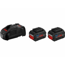 Bosch 2 x ProCORE 18V 5,5Ah + GAL 1880 CV Akku und Ladegerät Set 18 V | 5,5 Ah