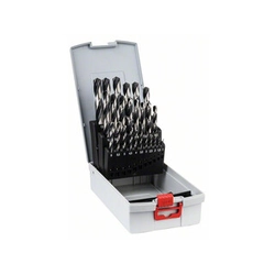 Bosch 25 peça PointTeQ HSS-G conjunto de brocas em espiral para metal (1-13 mm) na ProBox