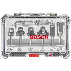 Bosch 6 del 1/4 tum fräsknivset