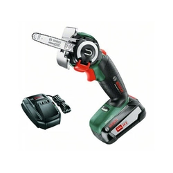 Bosch AdvancedCut 18 akumulátorová nanočepelová pila 18 V | Řezání m. 65 mm | 0 - 7000 1/min | Carbon Brushless | 1 x 2,5 Ah baterie + nabíječka | V kufru