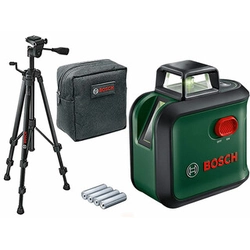 Bosch AdvancedLevel 360+TT 150 Groene lijnlaser Bereik: 0 - 12 m | 4 x element | In een kartonnen doos