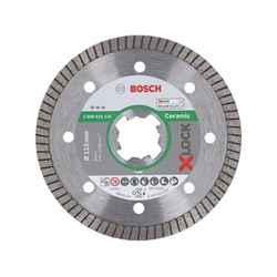 Bosch Best for Ceramic X-LOCK deimantinis pjovimo diskas 115 x 22,23 mm