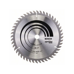 Bosch circular saw blade 184 x 16 mm | number of teeth: 48 db | cutting width: 2,6 mm