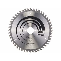 Bosch circular saw blade 190 x 30 mm | number of teeth: 48 db | cutting width: 2,6 mm