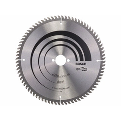 Bosch circular saw blade 250 x 30 mm | number of teeth: 80 db | cutting width: 3,2 mm