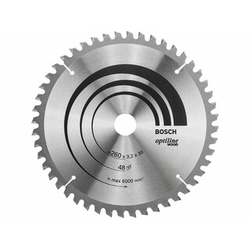 Bosch circular saw blade 260 x 30 mm | number of teeth: 48 db | cutting width: 3,2 mm