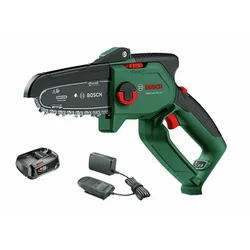 Bosch EasyChain 18V-15-7 akumuliatorinis grandininis pjūklas 18 V | 150 mm | Anglies šepetėlis | 1 x 2,5 Ah baterija + įkroviklis | Kartoninėje dėžutėje