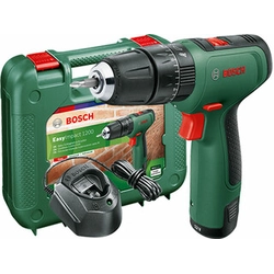 Bosch EasyImpact 1200 akumulátorová příklepová vrtačka 12 V | 30 Nm | 0,8 - 10 mm | Uhlíkový kartáč | 1 x 1,5 Ah baterie + nabíječka | V kufru