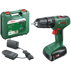 Bosch EasyImpact 18V-40 akumulátorová príklepová vŕtačka 18 V | 36 Nm | 1,5 - 13 mm | Uhlíková kefa | 1 x 2 Ah batéria + nabíjačka | V kufri