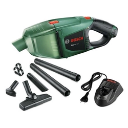 Bosch EasyVac 12 cordless handheld vacuum cleaner 12 V | 0,38 l | Carbon brush | 1 x 2,5 Ah battery + charger | In a cardboard box