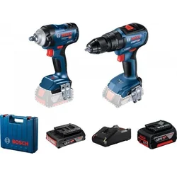 Bosch elektromos szerszámkészlet SET GDS18V-400 + GSB18V-50 1*2.0AH + 1*5.0AH