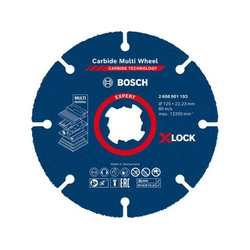 Bosch Expert Carbid Multi X-Lock, 125 x 22,23 mm karbidový rezný kotúč