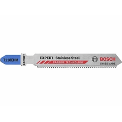 Bosch Expert T 118 EHM aço inoxidável, 83 mm lâmina de serra de copiadora para metal