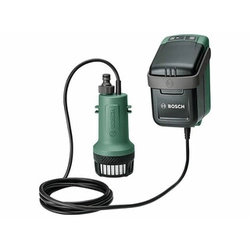 Bosch GardenPump 18 sladdlös cylinderpump 18 V | 33,33 - 0 l/min | 0 - 17,5 m | Kolborste | Utan batteri och laddare/Med batteri och laddare | I en kartong