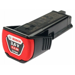 Bosch GBA 3,6V baterija 2Ah