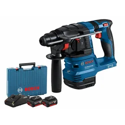 Bosch GBH 185-LI akumuliatorinis gręžtuvas 18 V | 1,9 J | Betone 22 mm | 2,3 kg | Anglies šepetėlis | 2 x 4 Ah baterija + įkroviklis | Lagamine