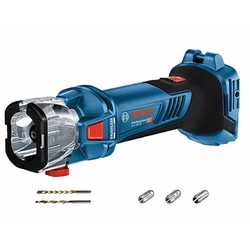 Bosch GCU 18V-30 cordless plasterboard cutter 18 V | 30000 RPM | 3,18 mm/4 mm/6,35 mm | Carbon Brushless | Without battery and charger | In a cardboard box