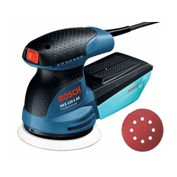 Bosch GEX 125-1AE електрически ексцентършлайф 230 V | 250 W | 125 mm | 7500 до 12000 RPM | В картонена кутия