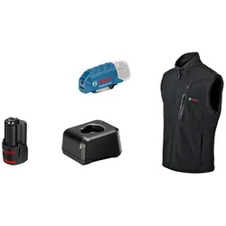 Bosch GHV 12+18V XA heated vest XL + GAA 12V-21 (1x2.0Ah with battery, GAL 12V-20 charger)