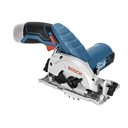 Bosch GKS 12 V-LI ferăstrău circular fără fir 12 V | Pânză de ferăstrău circular 85 mm x 15 mm | Tăiere max. 26,5 mm | Perie de cărbune | Fara baterie si incarcator | Într-o cutie de carton