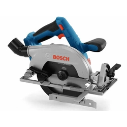 Bosch GKS 185-LI akkus körfűrész 18 V | Körfűrészlap 165 mm x 20 mm | Vágás max. 57 mm | Szénkefementes | Akku és töltő nélkül | Kartondobozban