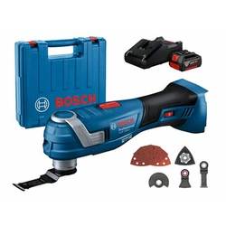 Bosch GOP 185-LI akumulátorový multifunkčný stroj vibračný 18 V | 10000 - 20000 1/min | 1,7 ° | Carbon Brushless | 1 x 4 Ah batéria + nabíjačka | V kufri