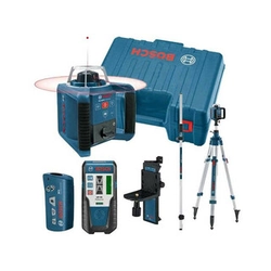 Bosch GRL 300 HV rotační laser Rozsah: 0 - 30 m/0 - 150 m | 4 x baterie + bateriový adaptér | V kufru